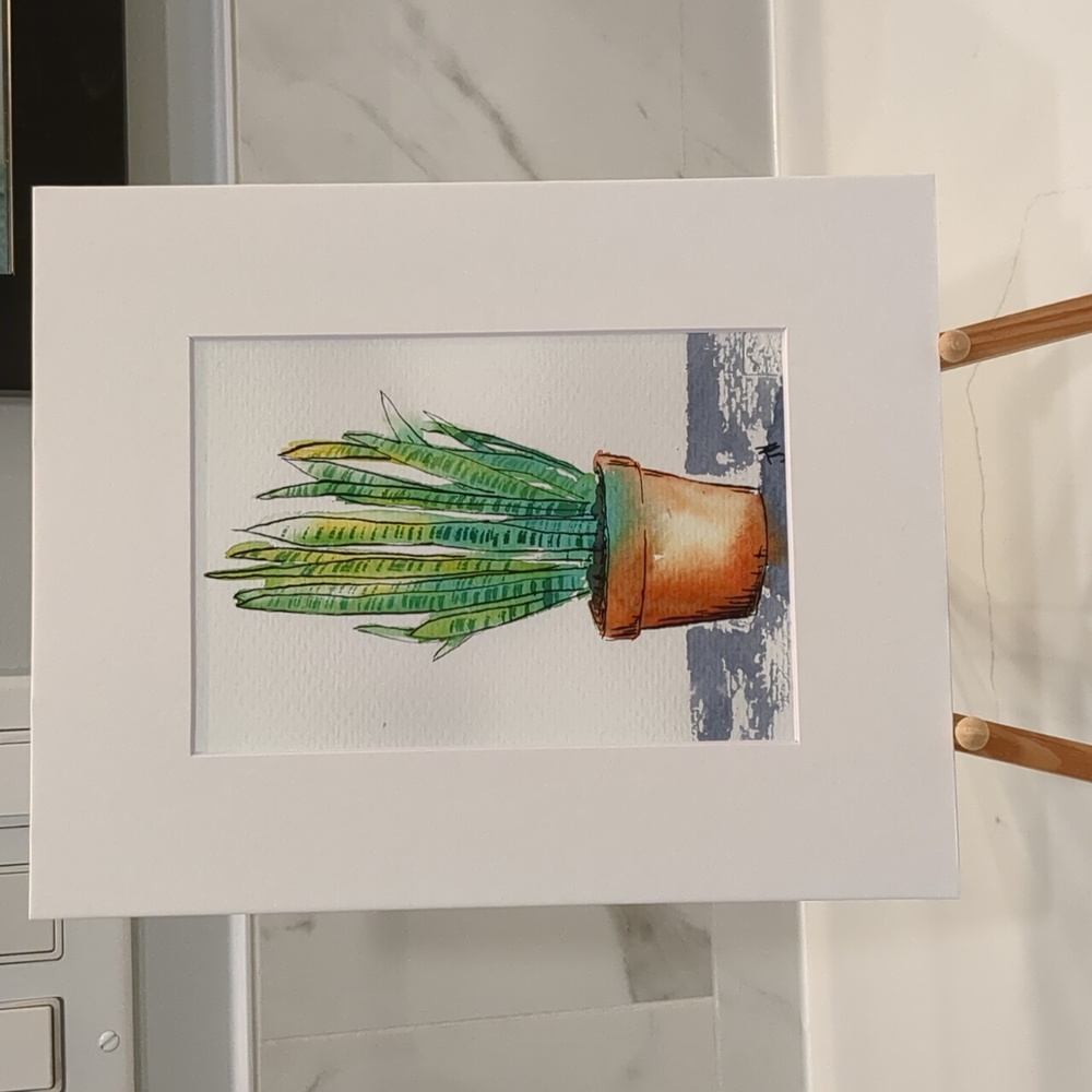 🎨Matted Art Print of Original Watercolour Painting